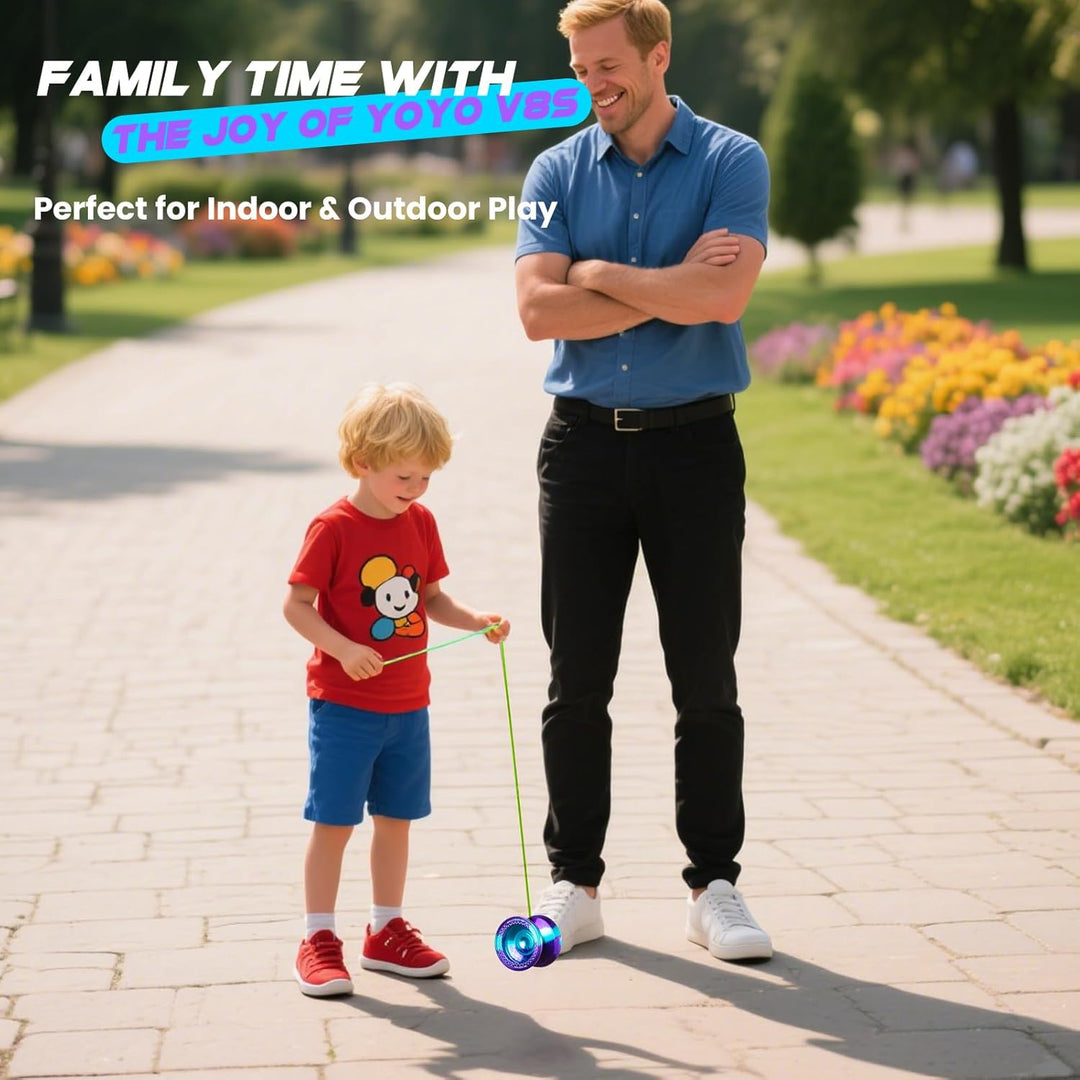 MAGICYOYO V8S JoJo für Kinder ab 8 Jahren - Profi Finger-Spin Yoyo für Anfänger & Fortgeschrittene,