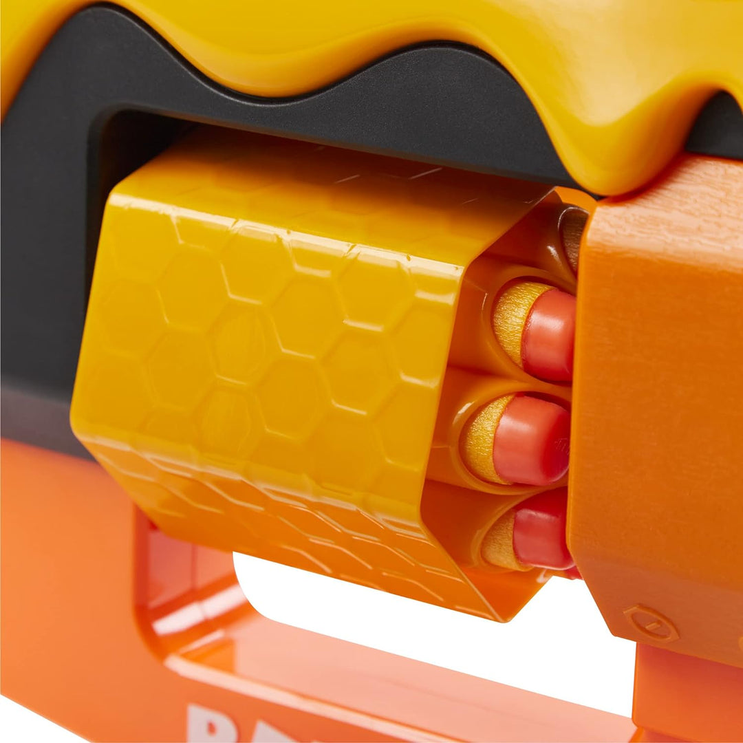 NERF Roblox Adopt Me!: Bees! Blaster, rotierende 8-Dart Trommel, 8 Elite Darts, Code zur Freischaltu