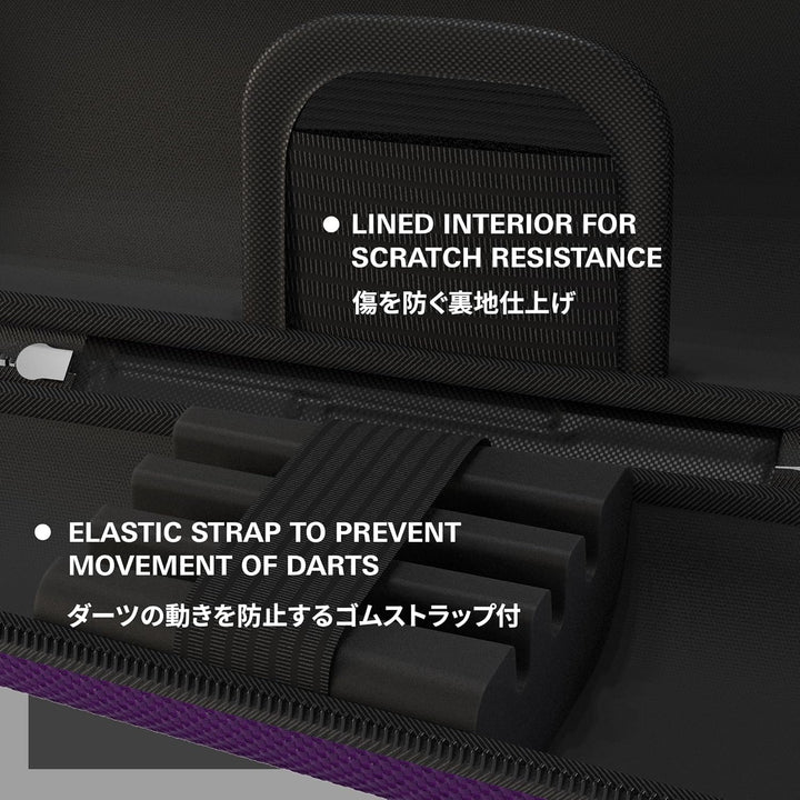 Target Japan Takoma Shell Wallet, Lila | Dart-Tasche, Dart-Aufbewahrungsbehälter, hält 3 vollständig