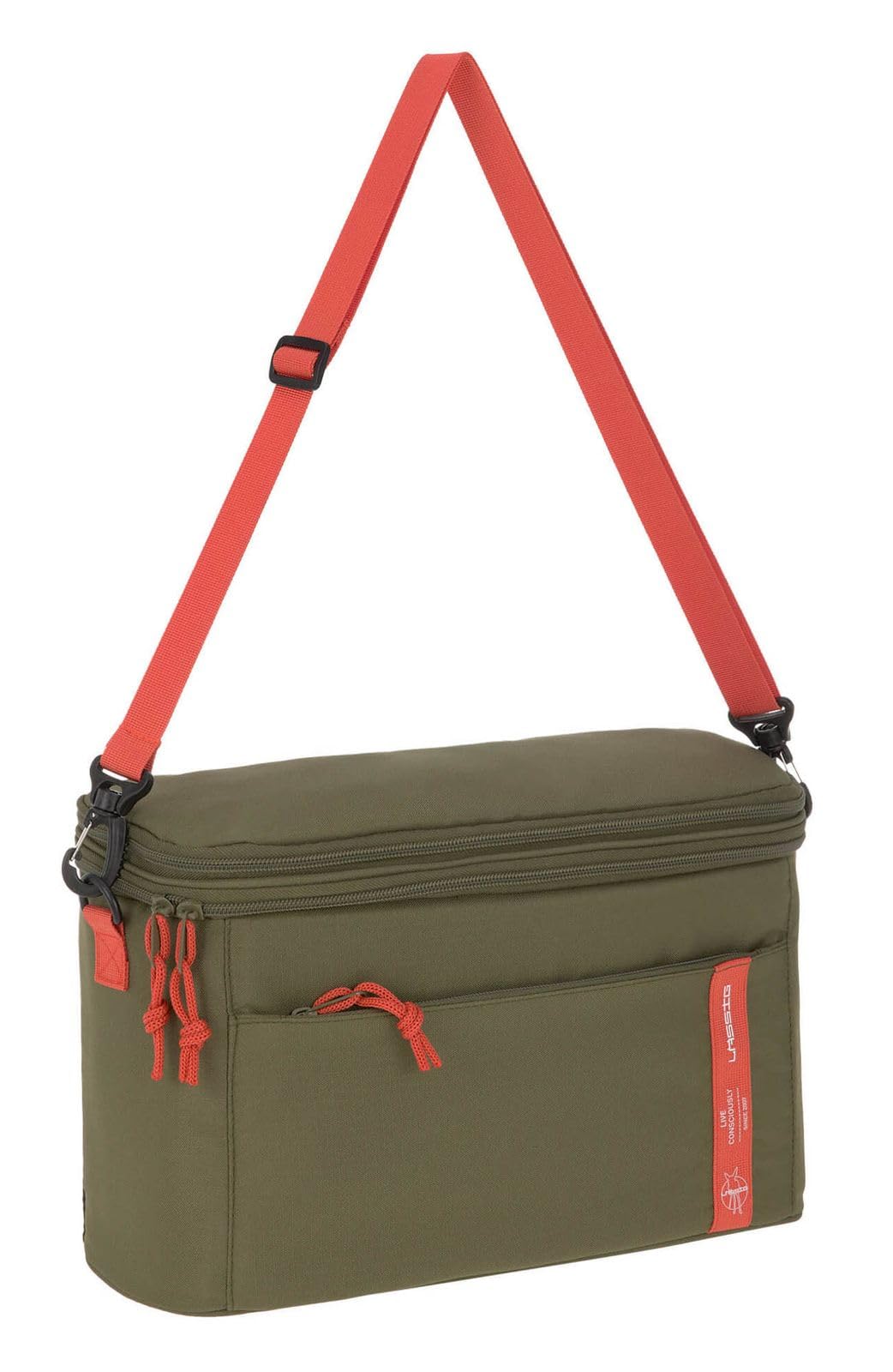 LÄSSIG Buggytasche isoliert Lunchbox/Casual Insulated Buggy Shopper olive, Oliv