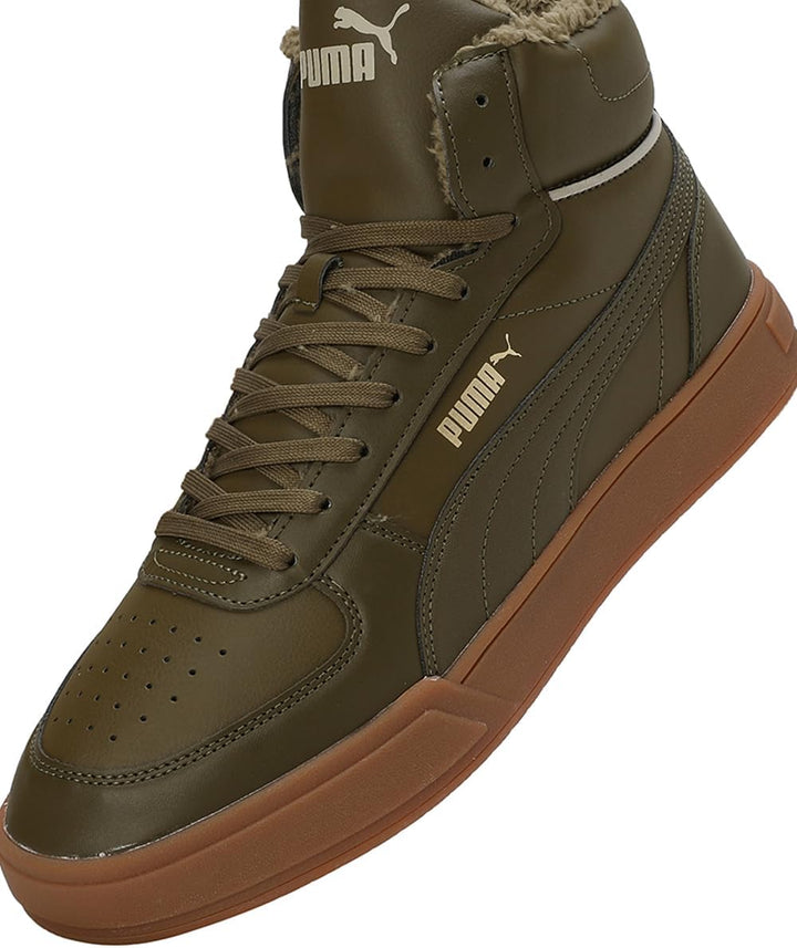 Puma Jungen Puma Caven 2.0 MidSneaker 43 EU Deep Olive Deep Olive Puma Team Gold Pebble Gray, 43 EU