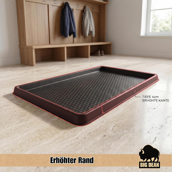 BigDean XXL Premium Schuhabtropfschale 92x52cm extra robust Made in Europa