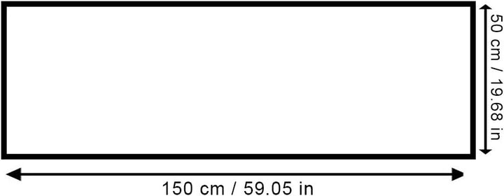 Feeby Dekobild Meer Deko Wand Kunstdruck Natur Orange 150x50 cm Deko Paneel 150x50 cm Orange_b, Deko