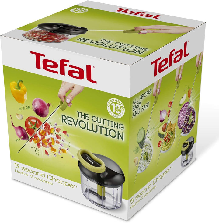 Tefal K13204 Ingenio 5-Sekunden-Zerkleinerer ohne Strom | Fassungsvermögen: 900ml | Multizerkleinere