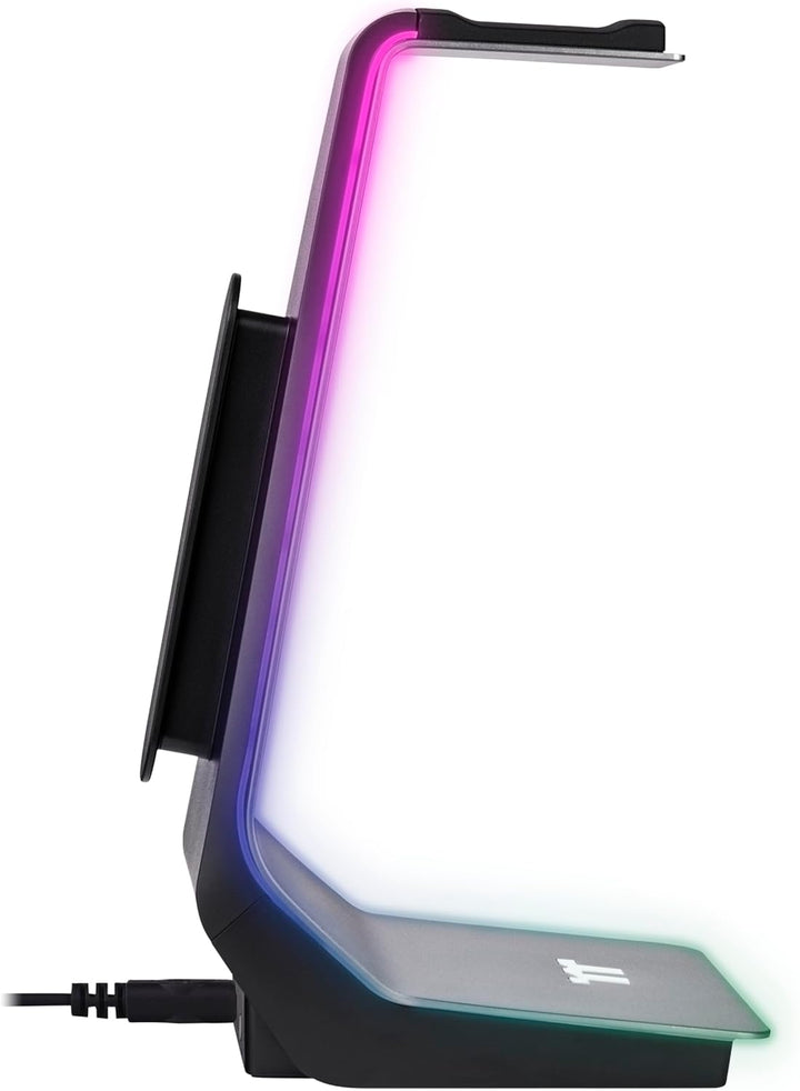 Thermaltake Argent HS1 RGB Gaming Headset Stand | Headset-Halterung | Aluminium | Kabelhalter | Zwei