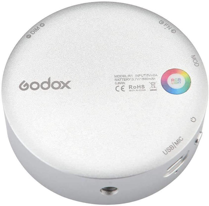 Godox R1S Mini RGB Rund Silber