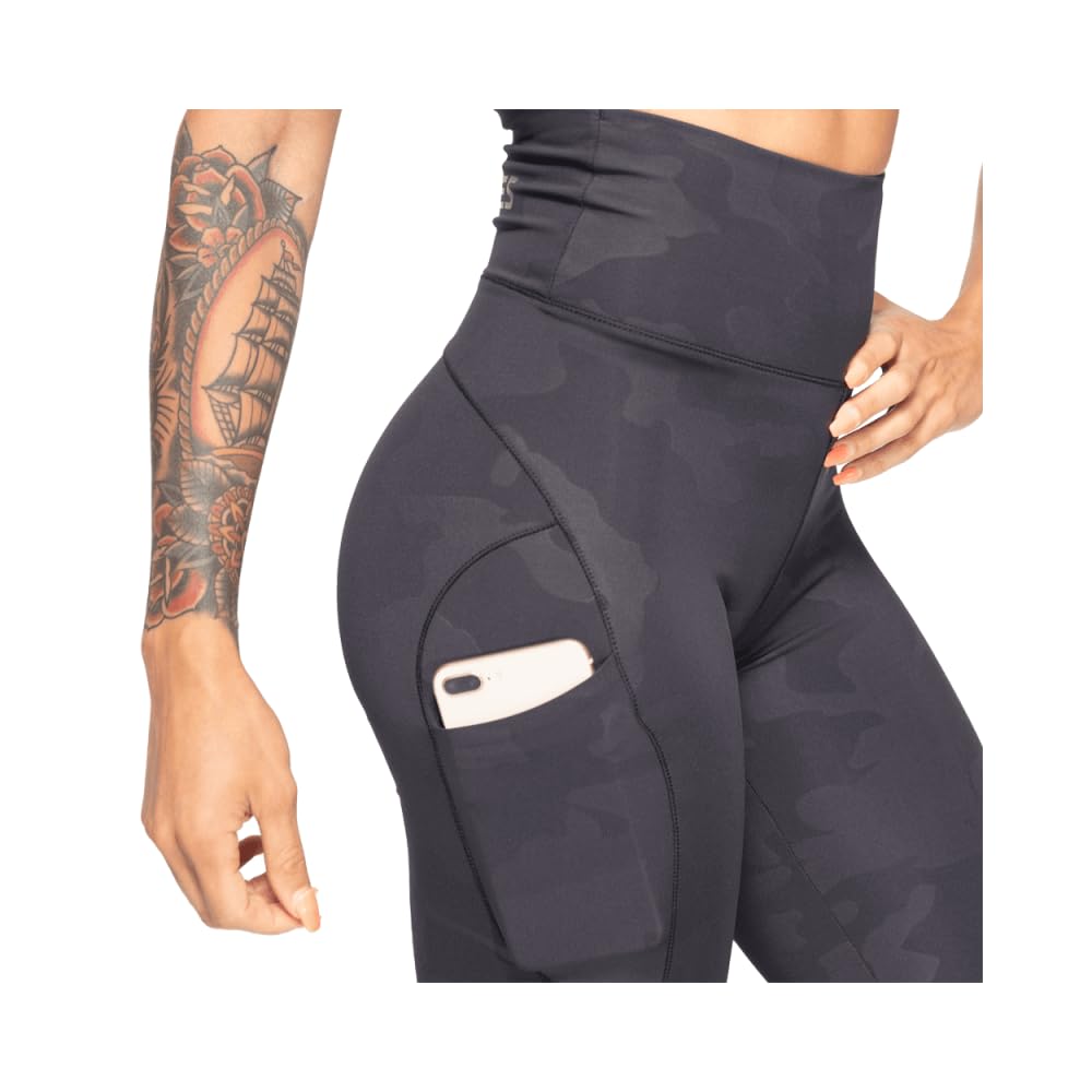 Better Bodies Unisex High Waist Leggings Tights, Schwarz, XS