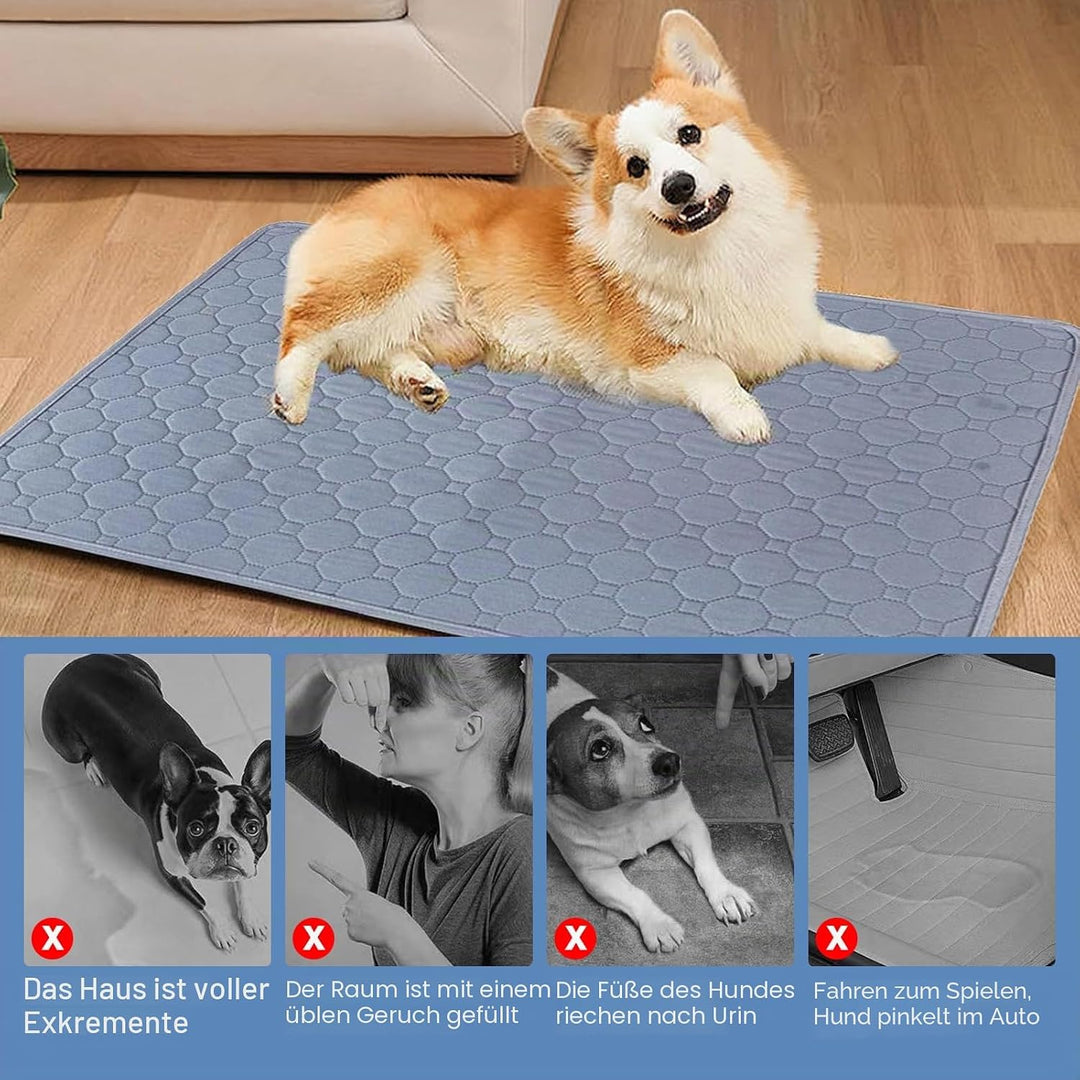 2 Stück Pipipads Meerschweinchen, 70*50 cm Welpenunterlagen Waschbar Hundetrainingspads Wiederverwen