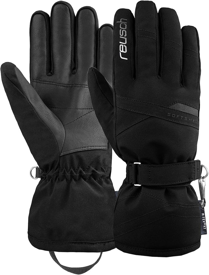 Reusch Damen Handschuhe Helena R-tex Xt Extra Warm, Wasserdicht, Atmungsaktiv 6 schwarz / silber, 6
