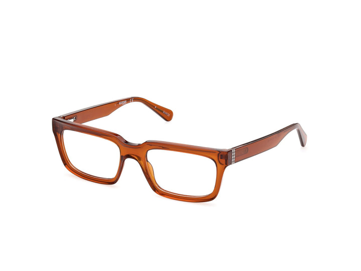 Guess GU8253 Brille, Shiny Light Brown, 53 Unisex Erwachsene, Shiny Light Brown