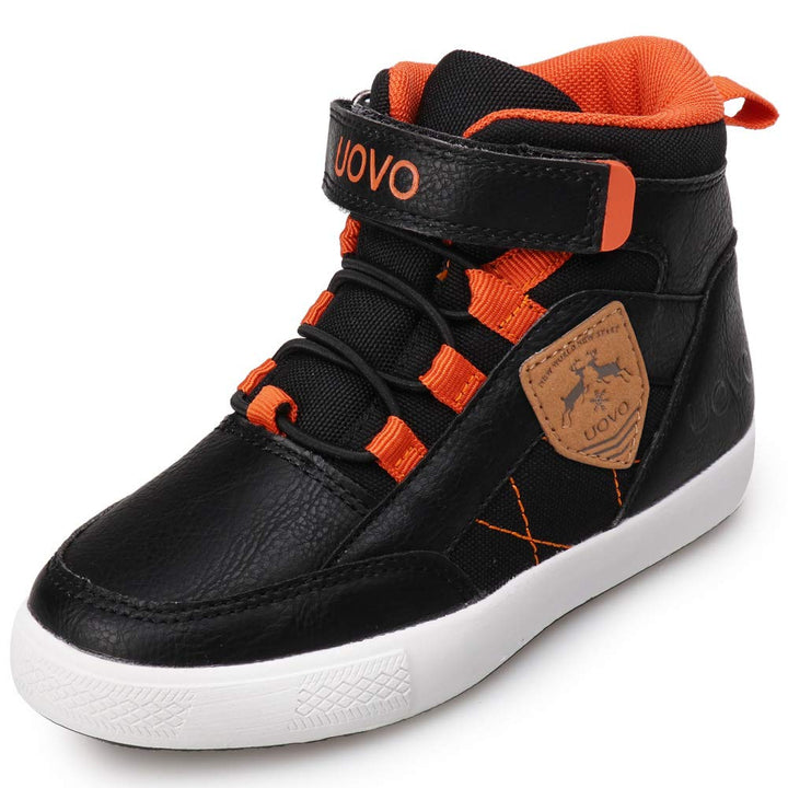 UOVO Winterschuhe Jungen Turnschuhe Unisex-Kinder Warm Gefüttert Sneaker Outdoor Winterstiefel rutsc