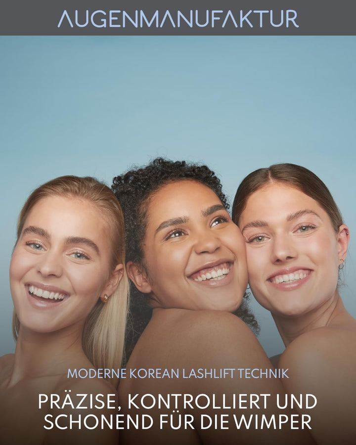Augenmanufaktur Korean Lash Lifting Set – Wimpernlifting Profi Kit für lange, voluminöse, natürliche