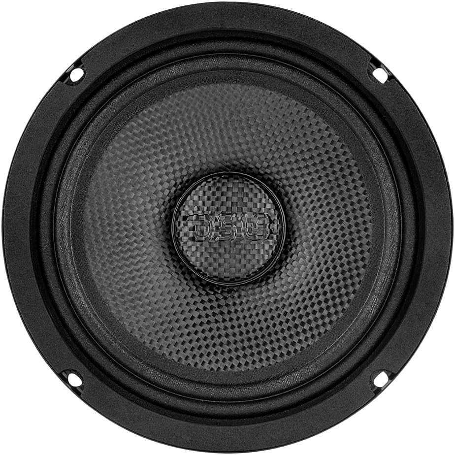 DS18 PRO-CF6.4SL 16.5 cm (6.5 Zoll) Slim Lautsprecher, 500 Watt RMS Max. Leistung, 4 Ohm, Wasserabwe
