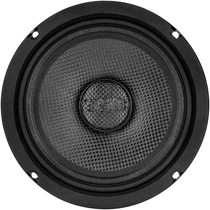 DS18 PRO-CF6.4SL 16.5 cm (6.5 Zoll) Slim Lautsprecher, 500 Watt RMS Max. Leistung, 4 Ohm, Wasserabwe