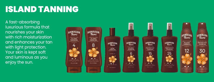 Hawaiian Tropic Tanning Lotion SPF#4 235 ml (Sonnenschutzmittel) LSF 4 236 ml (1er Pack), LSF 4 236