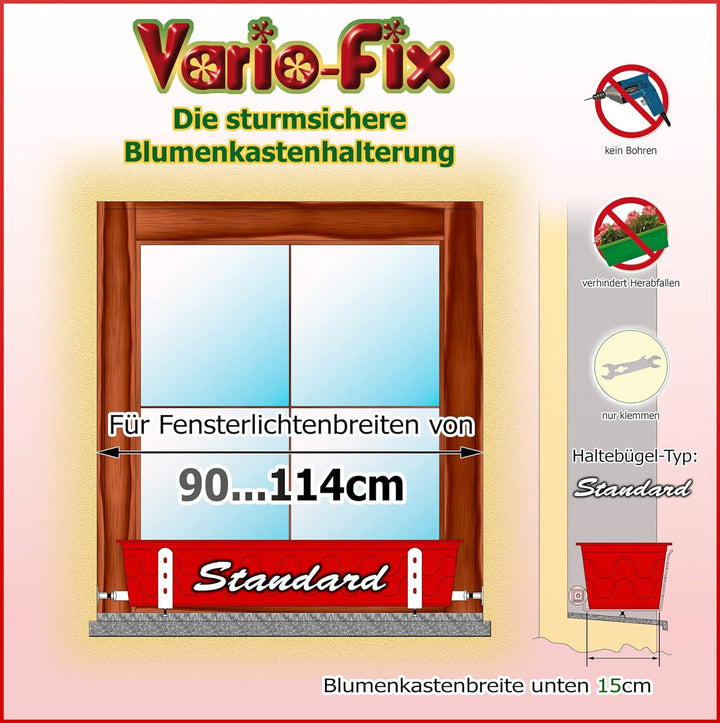 Vario-Fix Blumenkastenhalter Standard FLB 90.114cm