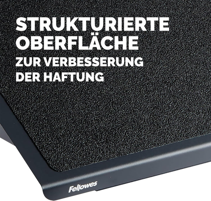 Fellowes 8064101 Fussstütze Professional Series robust verstellbar, extra stabile Stahlkonstruktion,