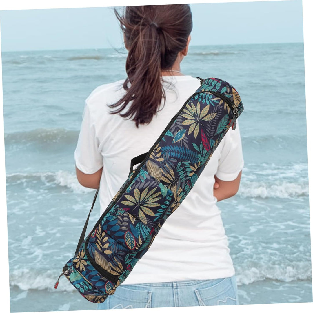 Yogatasche Verstellbarer Schultergurt Gym Yoga Tasche Rucksack Grosse Yogatasche aus Oxford mit Wass