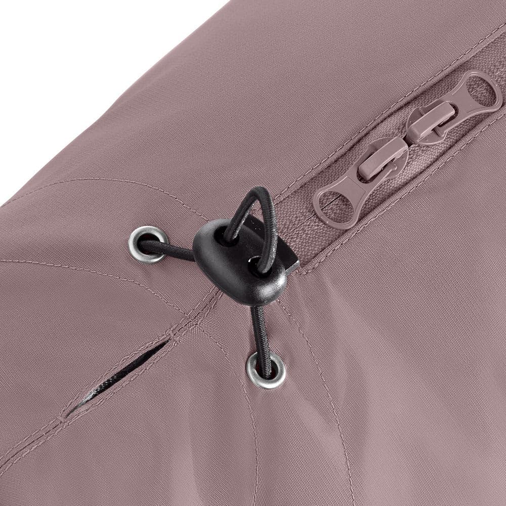 HUNTER Hundemantel Uppsala, Farbe: Altrosa, 2in1 Design mit herausknüpfbarem Innenfutter, wasserabwe