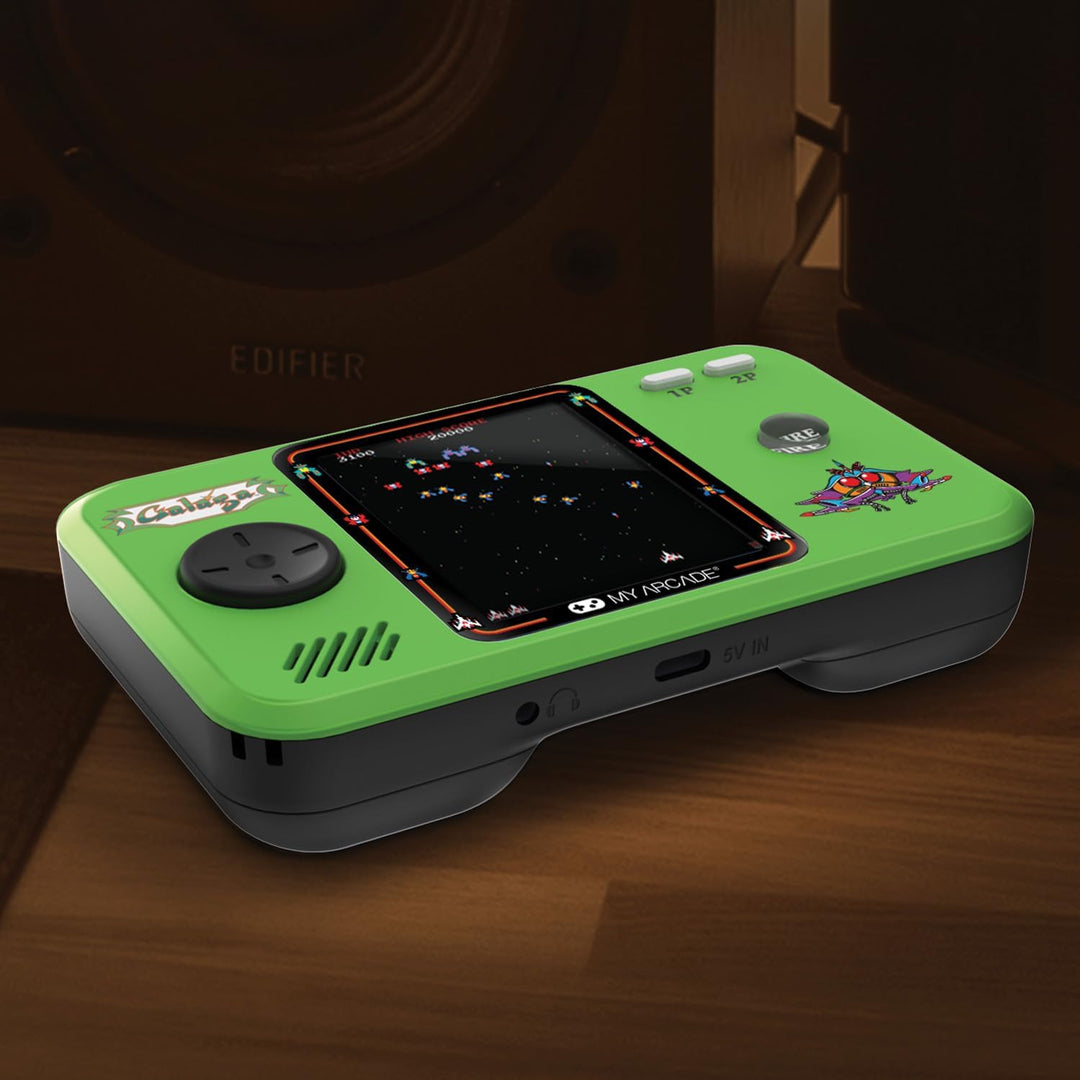 Pocket Player PRO Galaga Retrogaming-Spiel 7 cm hochauflösender Bildschirm