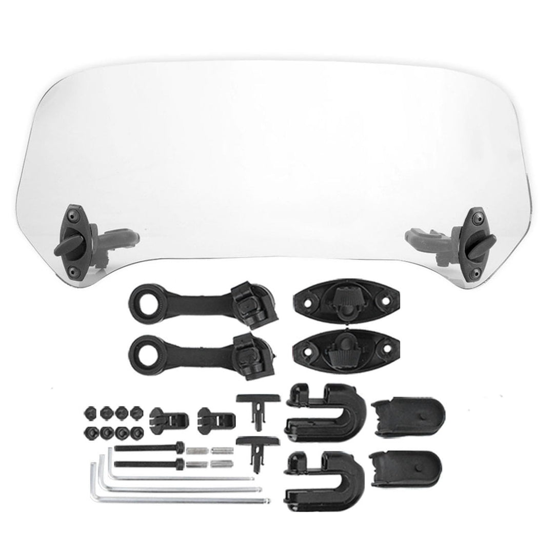 Motorrad Windschutzscheibe, Universal Motorrad modifiziertes Windschild, Windabweiser Windschild Mot