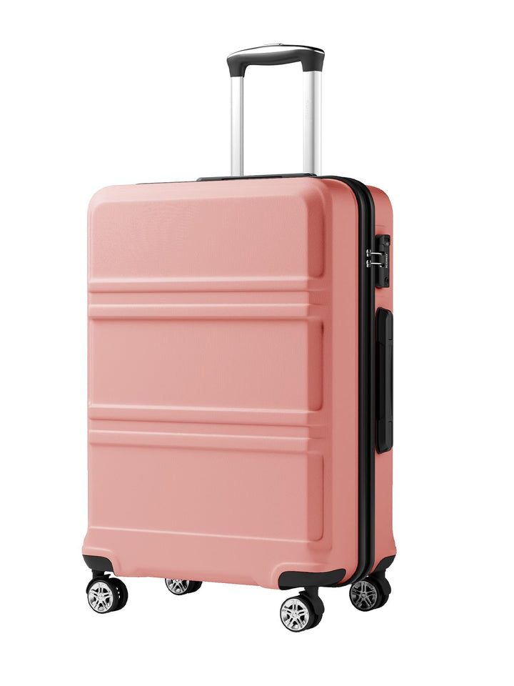 KONO mittelgrosser Koffer Hartschale ABS+PC, Reisekoffer Trolley mit TSA Schloss, Leichter Koffer mi