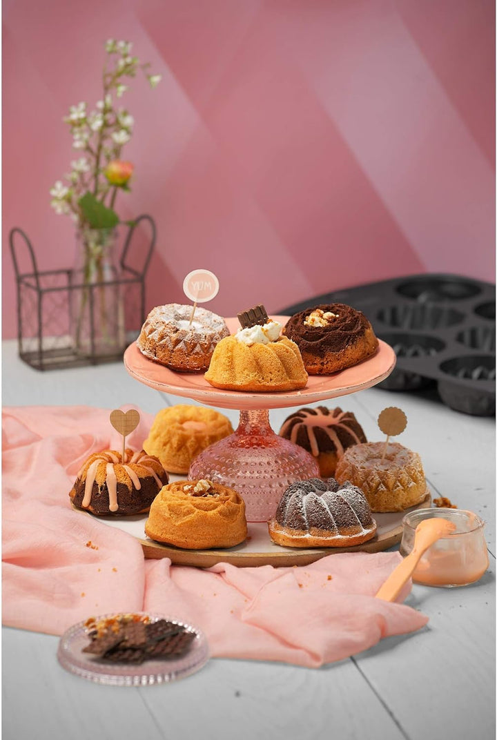 Original Kaiser Inspiration Gugelhupf Muffinform für 9 Muffins, 3 Gugelhupf Designs, Muffin Backblec