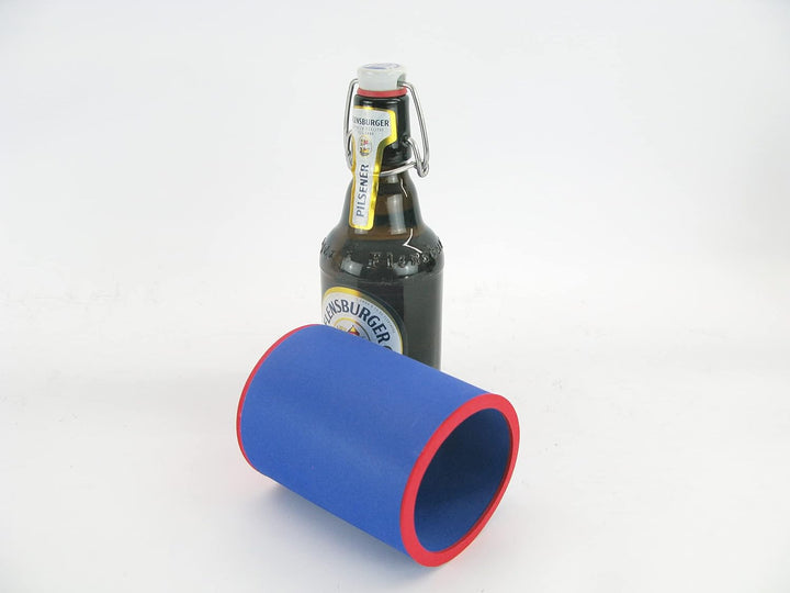 Flaschenkühler für alle genormten Bierflaschen aus bestem 5-6mm dicken Neopren für Beste Kühlung - Q