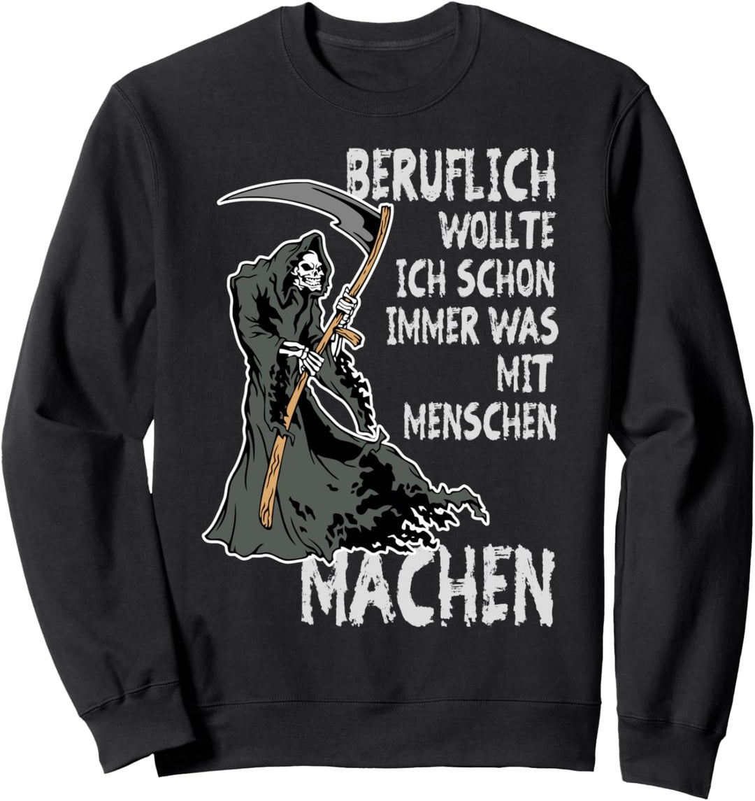 Sensenmann Tod Geschenk Lustiges Sweatshirt