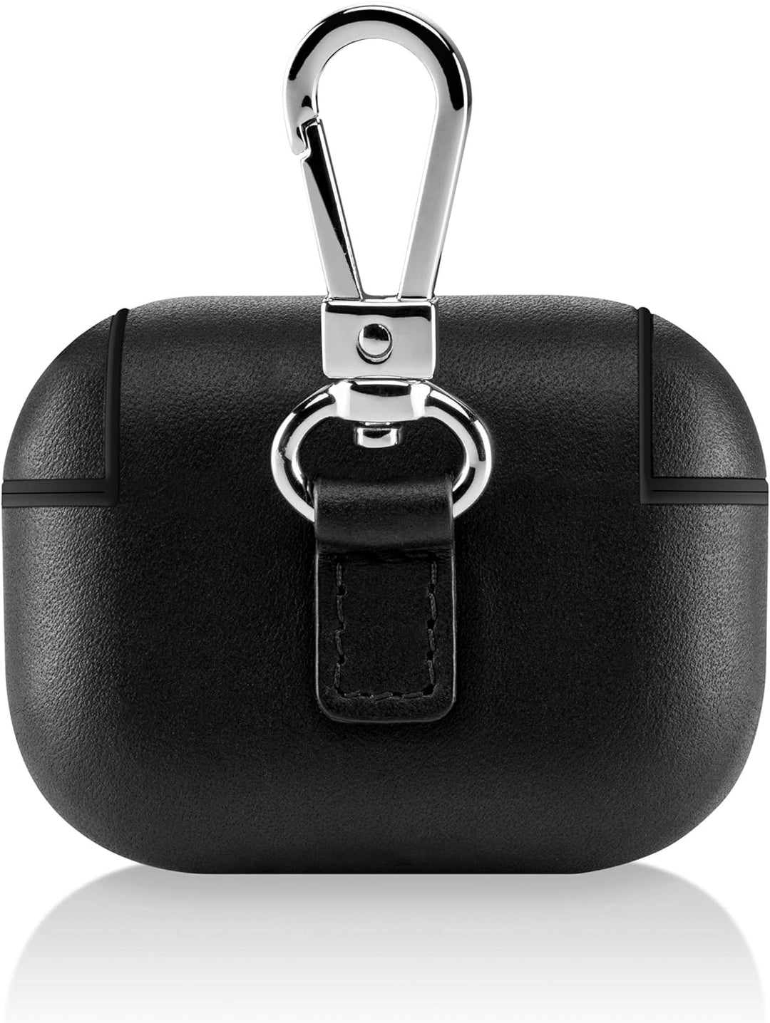 Audi 3152200400 Hülle Etui Case Tasche Aufbewahrung Lederhülle, mit Audi Ringe Logo, schwarz