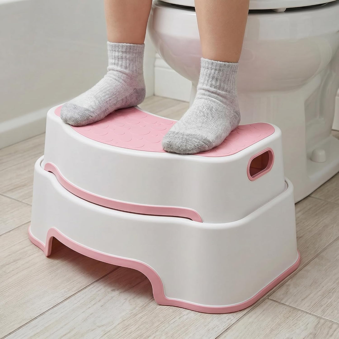 Toilettenhocker Erwachsene, Rutschfester Badezimmer-Kindertoilettenhocker, Einfach zu Reinigen Tritt