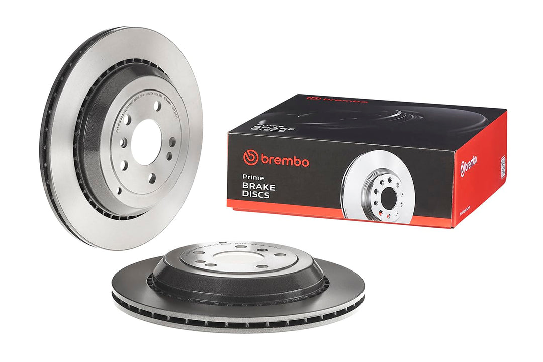Brembo 09.R124.21 Bremsscheibe mit UV Lackierung, Anzahl 2