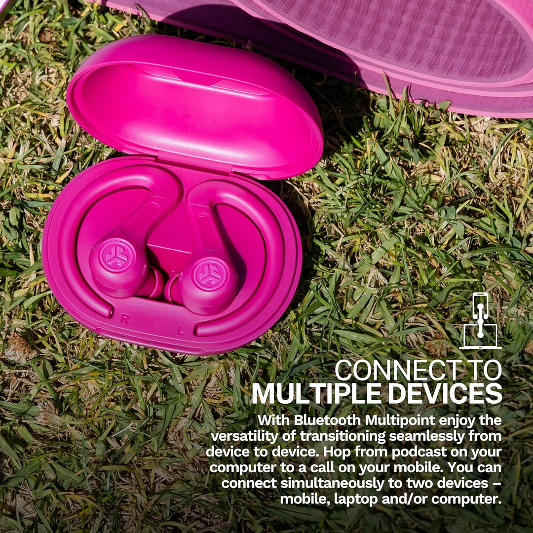 JLab JBuds Air Sport ANC 4 Kopfhörer In Ear, Sportkopfhörer Bluetooth, 60+ Std., Noise Cancelling Tr