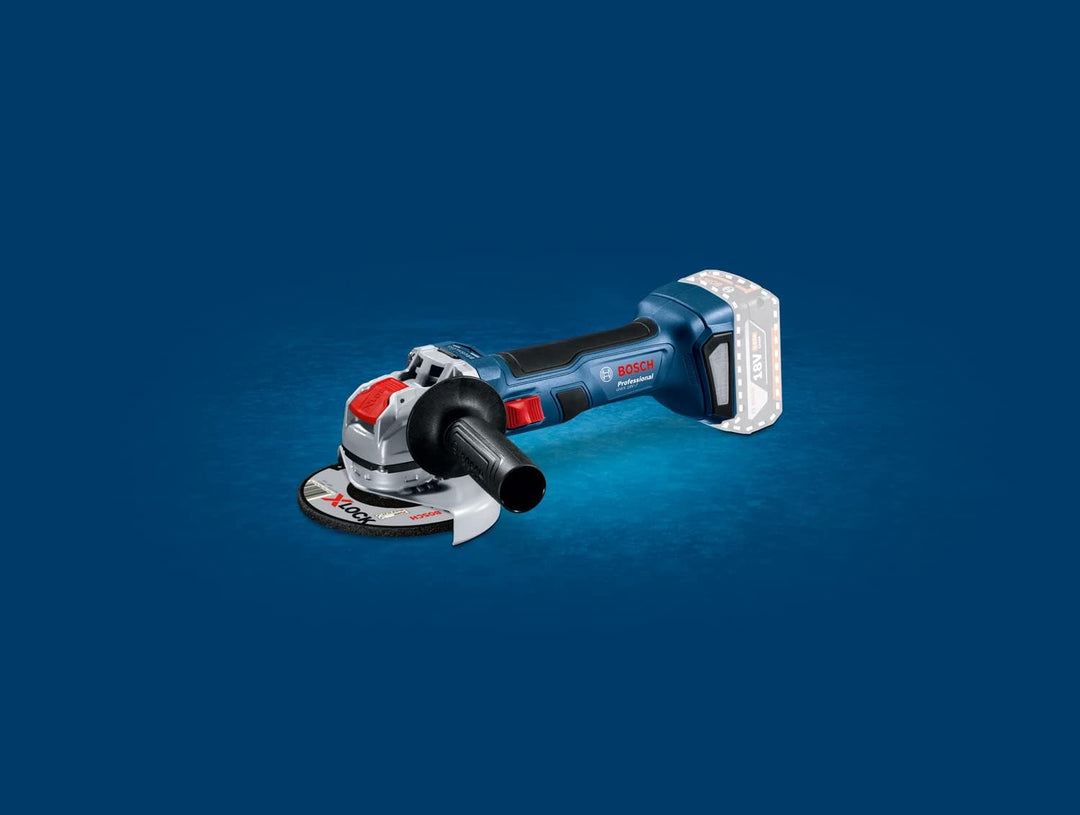 Bosch Professional 18V System Akku Winkelschleifer GWX 18V-7 (mit X-LOCK-Aufnahme, Scheiben- Ø115mm,