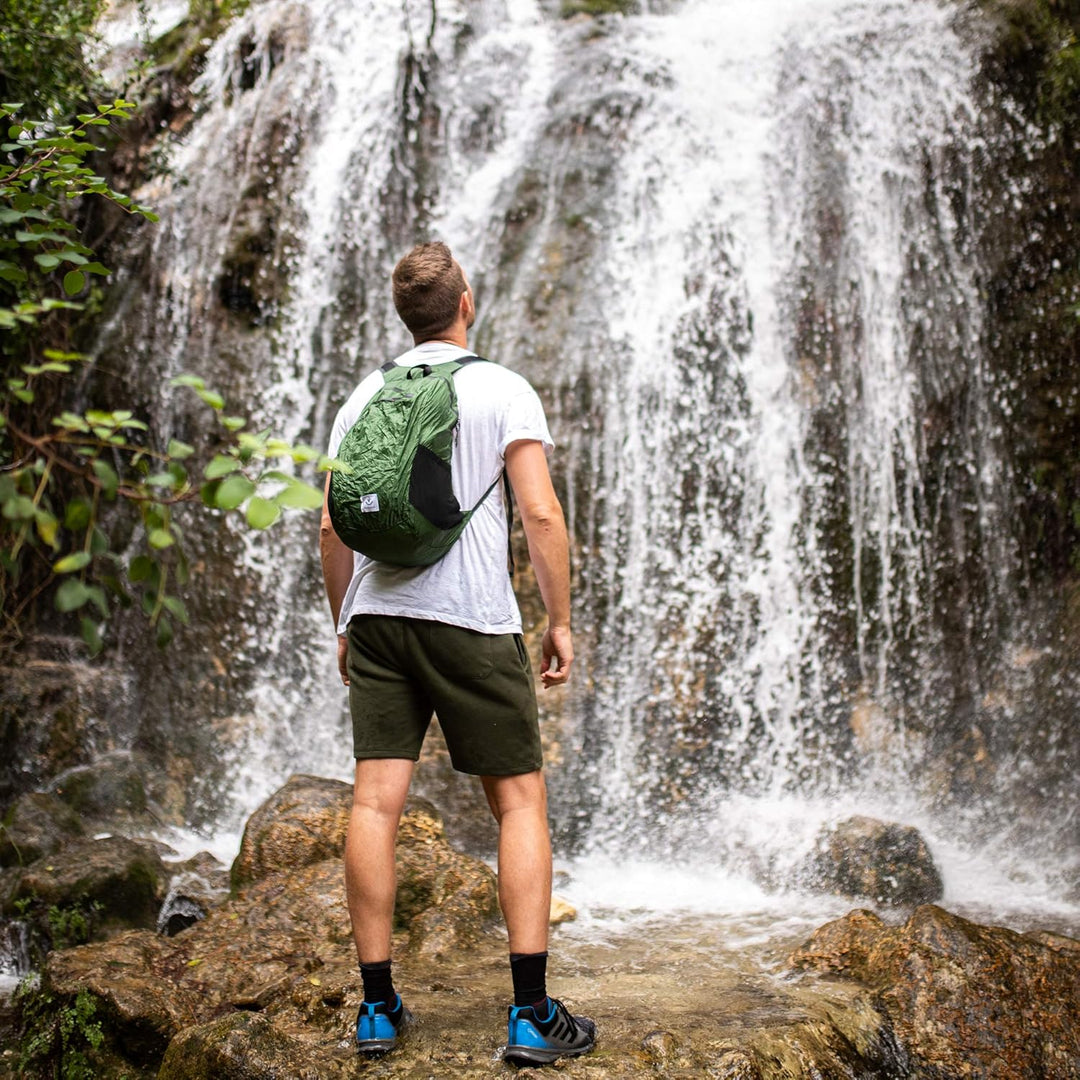 4Monster Faltbarer Rucksack Ultra Leicht, Unisex Tagesrucksack Outdoor, Wasserdichter Wanderrucksack
