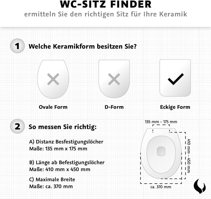 Bullseat® premium Toilettendeckel weiss passend zu Duravit D-Code. Klodeckel mit Absenkautomatik/Sof