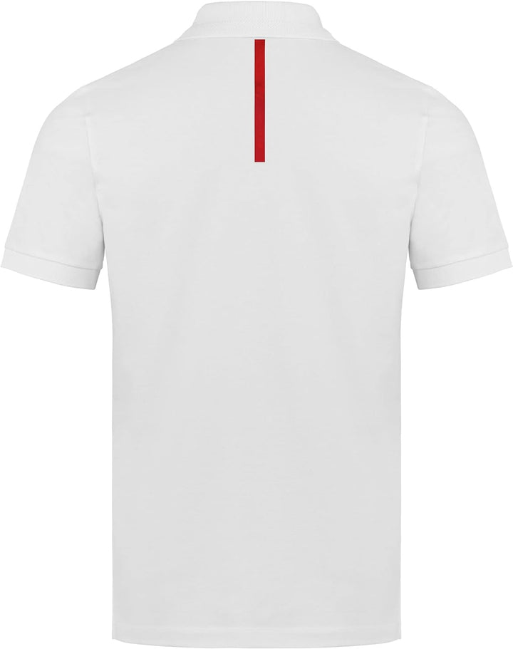 Audi Sport Herren Poloshirt Weiss (S) S Weiss, S Weiss