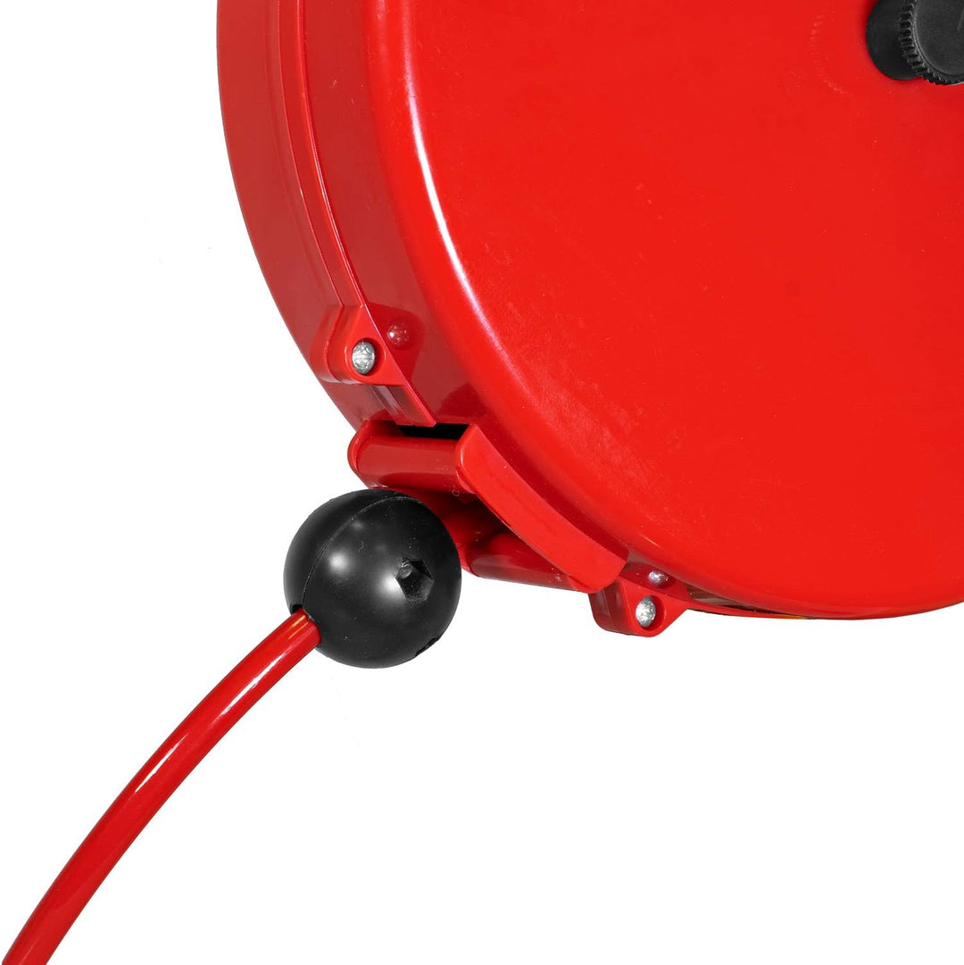 Automatik Druckluftschlauch Aufroller 10m 1/4" mit Wandmontage und automatischem Einzug