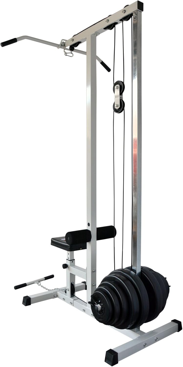 Train Hard Latmaschine Latzugturm Latzugstation Seilzug mit Gewichten 67,5KG