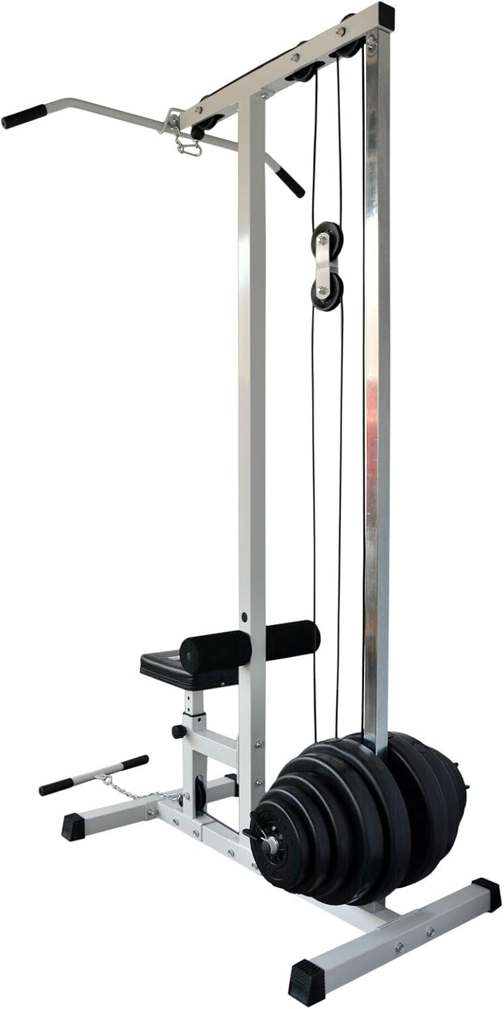 Train Hard Latmaschine Latzugturm Latzugstation Seilzug mit Gewichten 67,5KG
