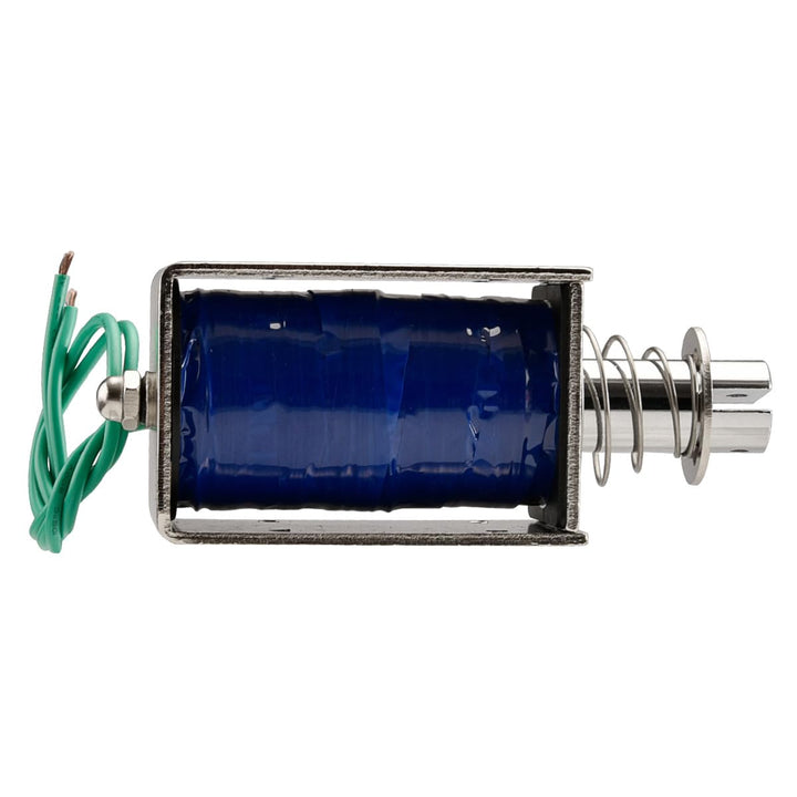 Heschen Magnet-Elektromagnet, HS-1578B, DC12 V, 4,8 A, 25 mm Hub, Kraft 50 N, Push-Pull-Typ, offener