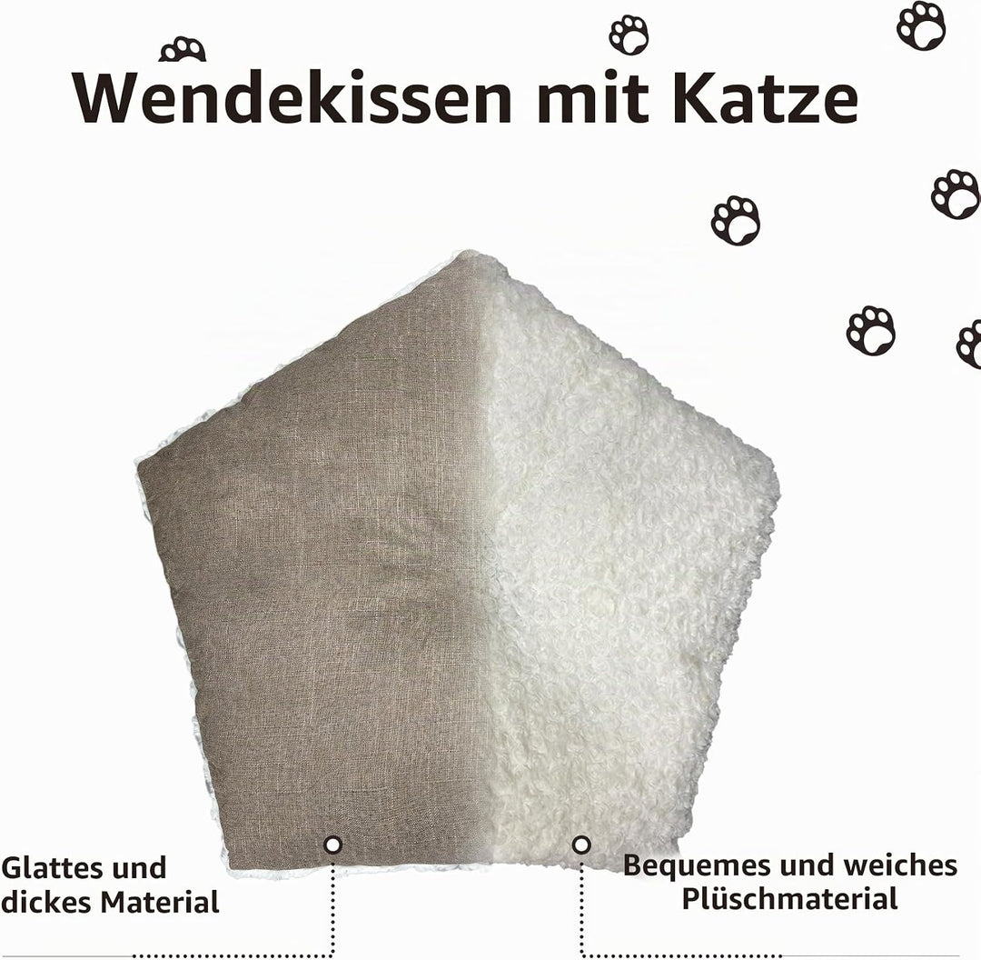 Tipi Zelt für Haustiere Hundezelt Katzenzelt mit Plüschkissen Haustierzelte Häuser für Katzen und Hu
