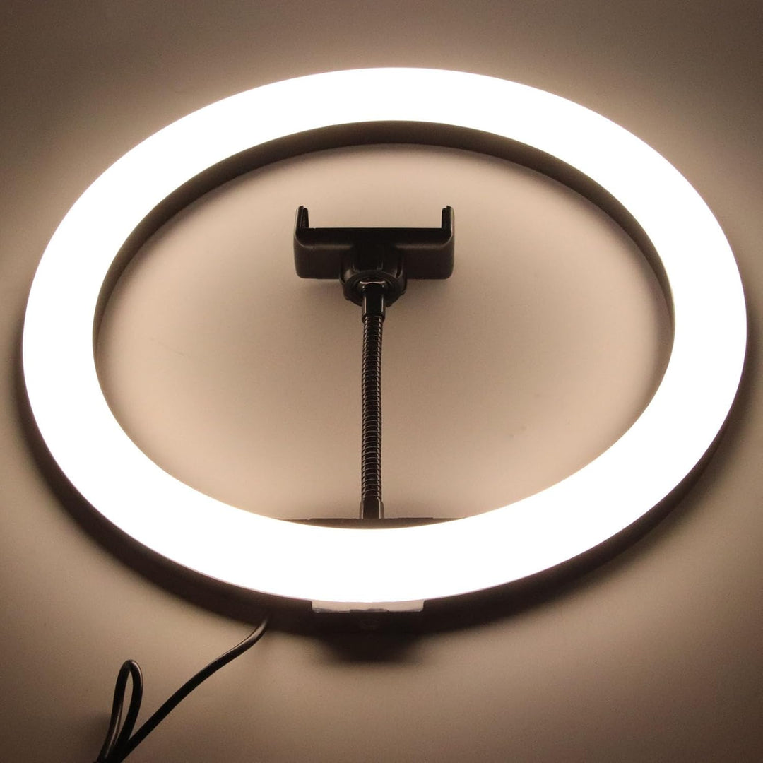Selfie-Ringlicht, 1/4 Zoll Gewinde, 162 LED-Kameralicht, dimmbares Ringlicht mit Ständer für Videoau