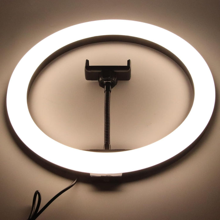 Selfie-Ringlicht, 1/4 Zoll Gewinde, 162 LED-Kameralicht, dimmbares Ringlicht mit Ständer für Videoau