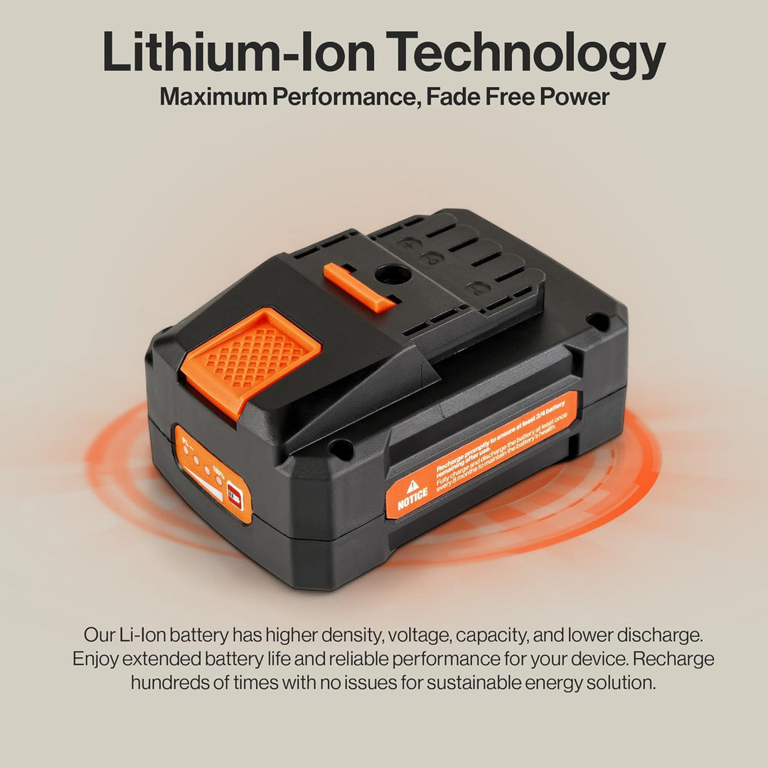 SuperHandy Lithium-Ionen-Akkumulator Pro Super Duty 48V DC 2Ah 88,8 Wattstunden (Akkumulator für den