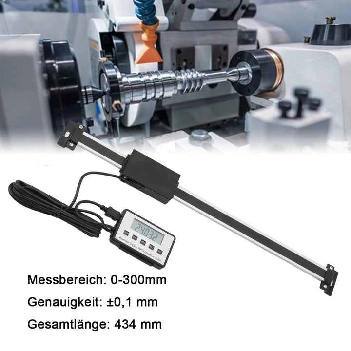 LCD Digitalanzeige Kit 0-300mm Digital Readout Kit Linearskala Anbaumessschieber Präzises LCD-Ausles