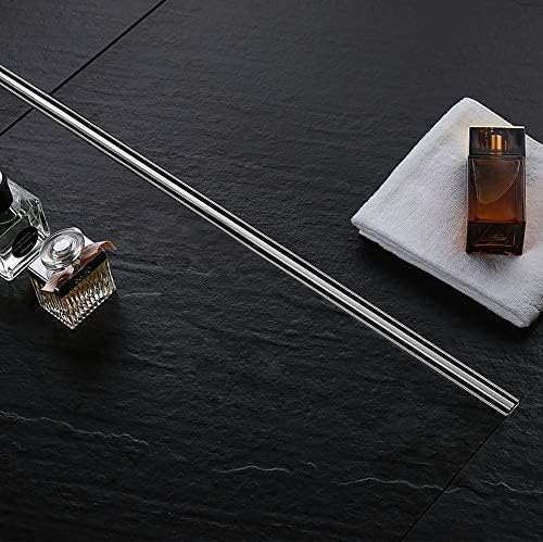VBChome Duschrinne 70 cm ULTRA SLIM FLACH sehr edelstahl Bodenablauf Siphon mit Geruchsstop Grössen