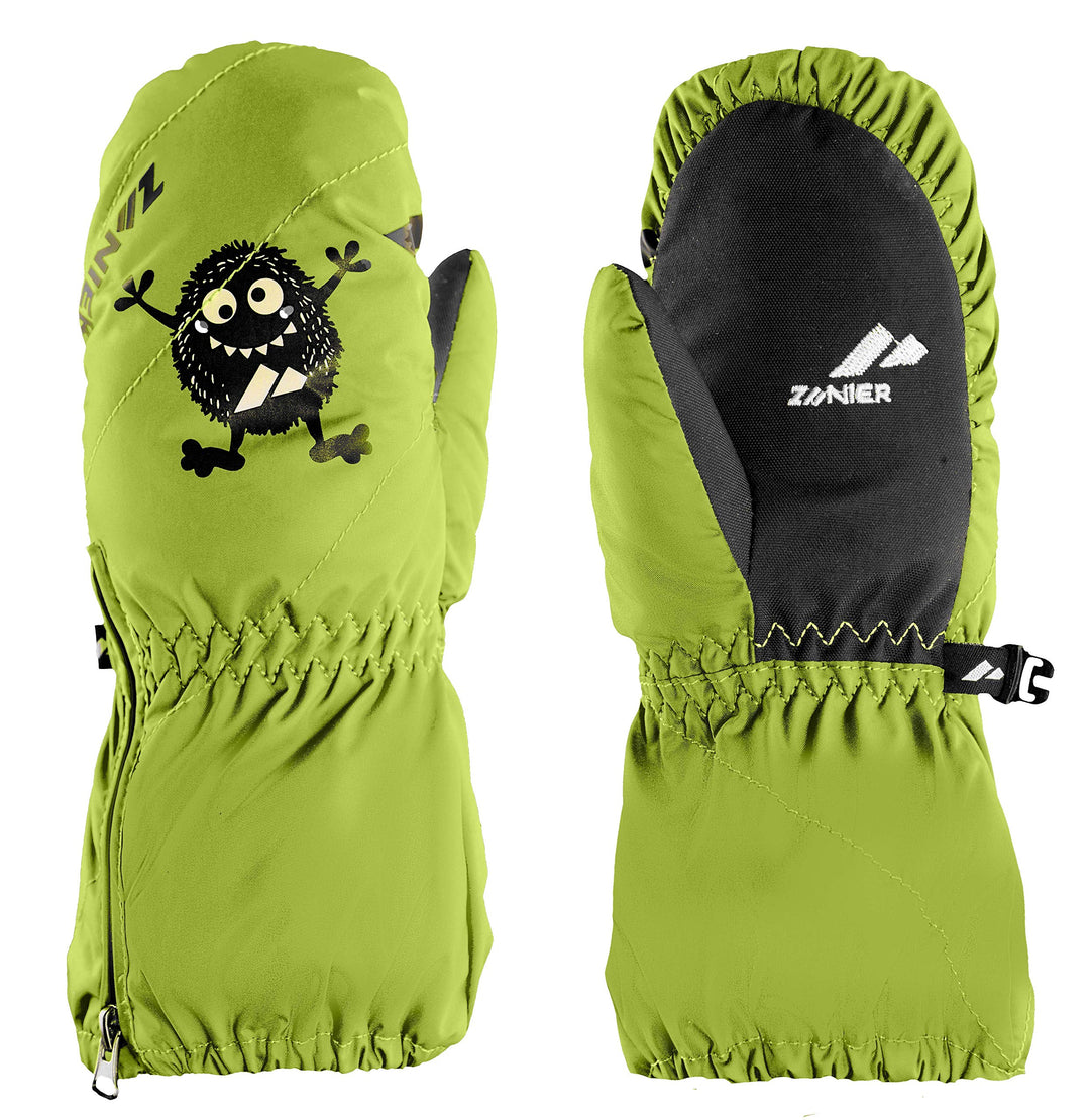 Zanier-Kinder-Fäustlinge-MONSTER.STX 2 Grün, 2 Grün