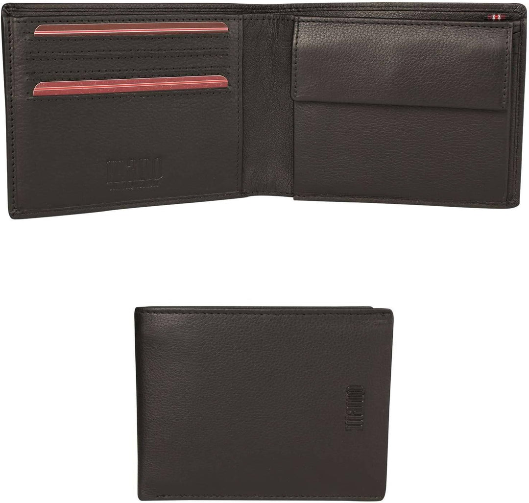Mano M19802BK Geldbörse Medio, Schwarz