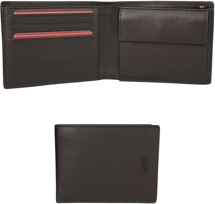 Mano M19802BK Geldbörse Medio, Schwarz